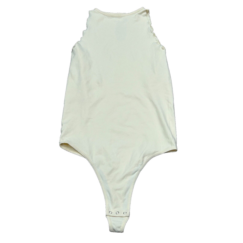 Free People Cream Shapewear Bodysuit